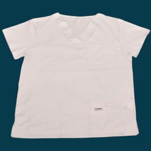 USBD Premium Women's Medical Scrubs - V-Neck Top, Size Medium